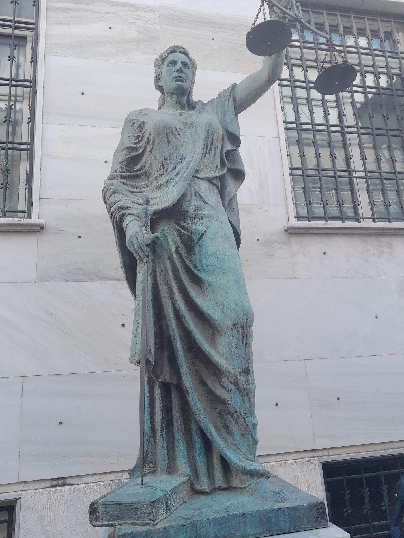 Estátua de Têmis, deusa da Justiça