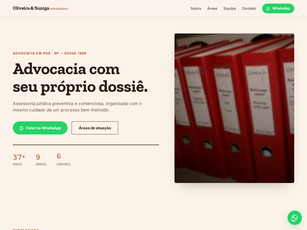 Prévia do layout 12 — Dossiês Empilhados